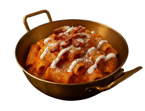 Amatriciana con Burrata